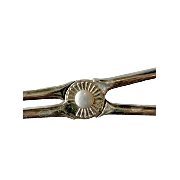 Vintage Silverplated Scissor Cake Serving Tongs - Picture 5 of 6